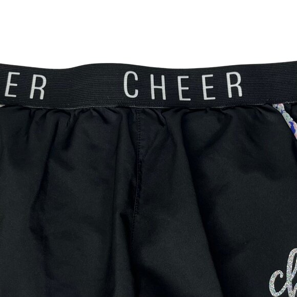 Varsity Spirit Shop Cheer Shorts Womens Large Black Pink Cheer Practice - Picture 4 of 9